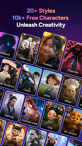 Screenshot of MagicLight:AI Long Video Maker