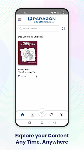 Android application Paragon Reader screenshort