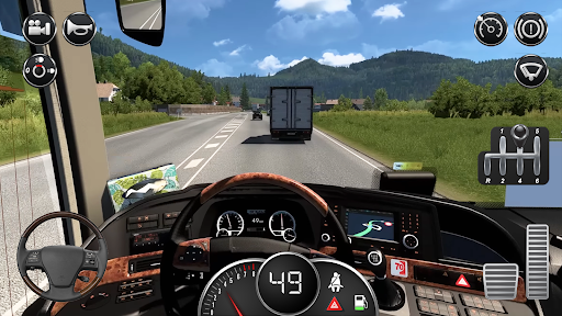 Android application Coach Bus Simulator Game 3D screenshort
