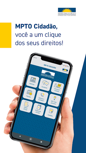 Android application MPTO Cidadão screenshort
