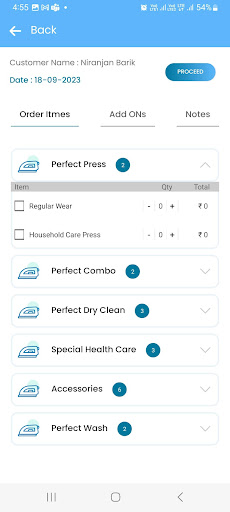 Perfect Dhobi Delivery Partner Screen 3