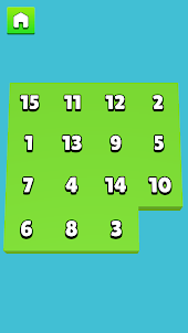 スライドパズル サイズが変えられる15パズル