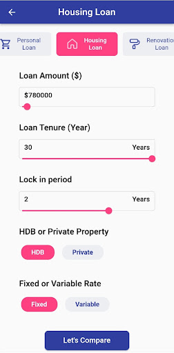 LoanCompareSG Screen 3