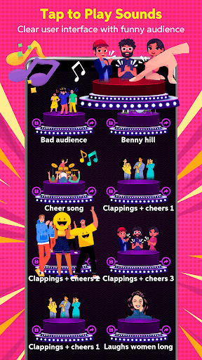 Audience Reactions Sounds Talk, Clap  Laugh