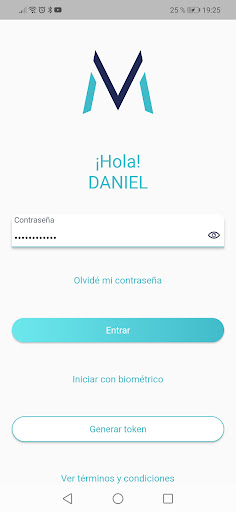 Android application Valmex Móvil screenshort