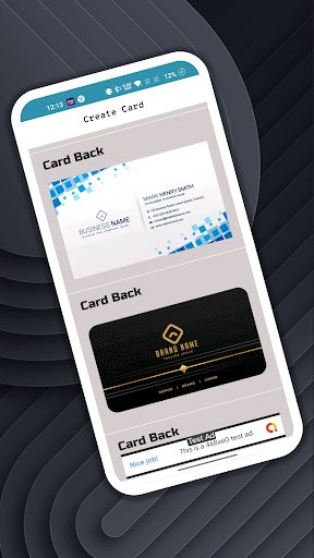 Business Card Maker Pro Screen 3