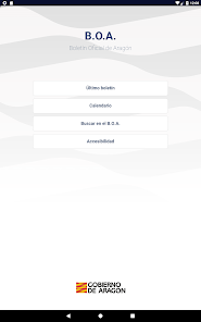 Screenshot 11 BOA. Boletín Oficial de Aragón android