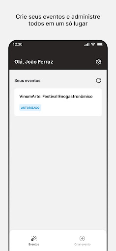 Android application DrinkEasy para Promotores screenshort