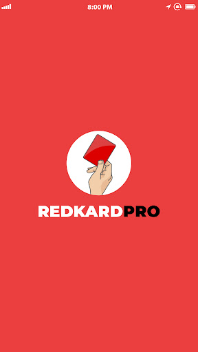 Android application RED KARD PRO screenshort