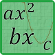 Quadratic Equation Solver with Steps and Graphs Laai af op Windows