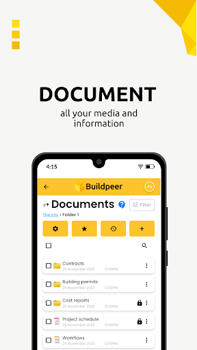 Android application Buildpeer screenshort