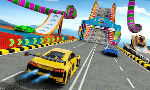 SuperHero 3D Car Racing Stunt
