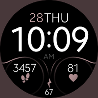 Minimal Pink simple watch face