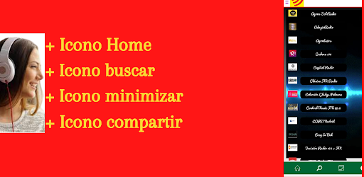 Android application España radio online screenshort