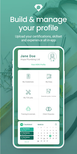 Android application getHERO screenshort