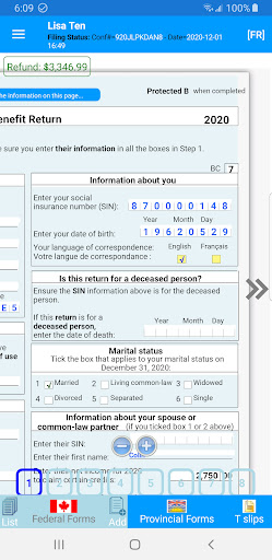 StudioTax 2021 Screen 2