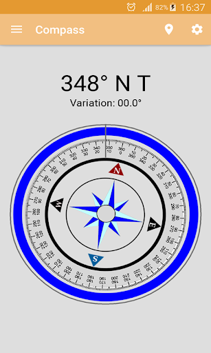 Android application Compass & Spirit Level screenshort