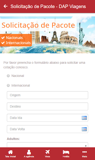 DAP Viagens Screen 2