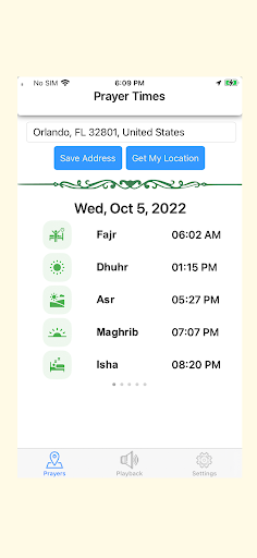 App screenshot