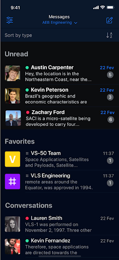 Android application MiChat screenshort