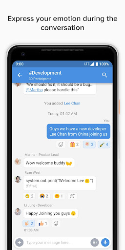 Zoho Cliq - Team Communication & Collaboration App 4.83 screenshots 3