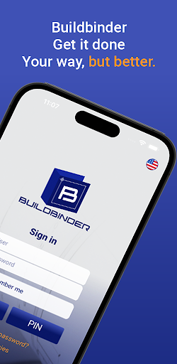 Android application BuildBinder Mobile screenshort