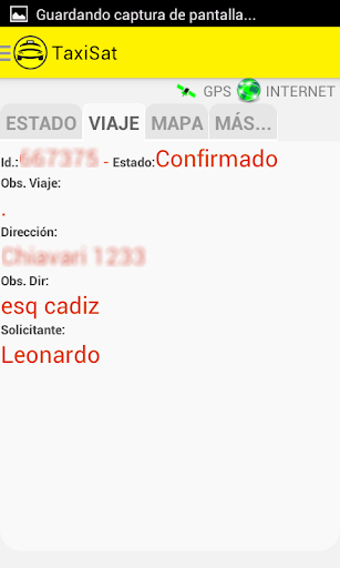Taxisat para Conductor Screen 3