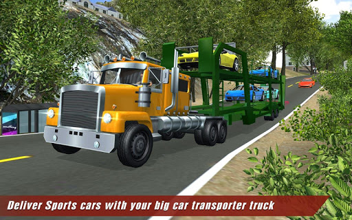 Sports Car Transport Truck 1