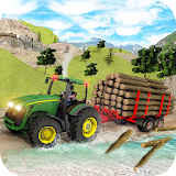 Tractor simulator farmer transport game icon