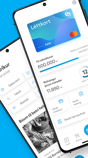 Android application Síminn Pay screenshort