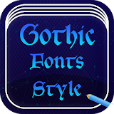 Gothic Font Style icon