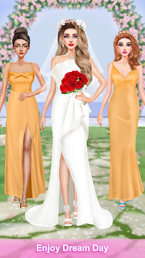 Android application Wedding Dress up Girls Games screenshort
