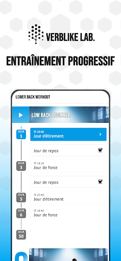 Aperçu de l'application