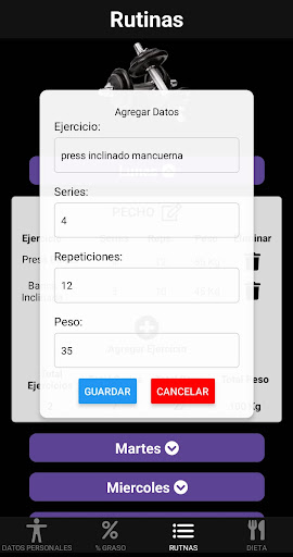 Gym Notas y Calculos Screen 3