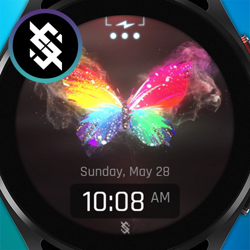 BFF19-Animated Butterfly Smoke logo