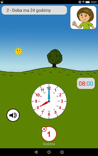 Nauka godzin na zegarze Screen 2