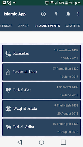 Islamic App: Prayer Times, Qib Screen 3