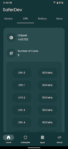 SaferDev Screen 2