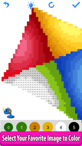تطبيق Pixel Art Book Color by Number برو4