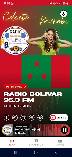 Radio Bolivar Fm Calceta Screenshot