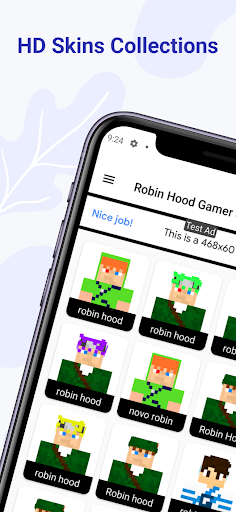 Android application Skin do Robin Hood Gamer screenshort