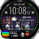 Digital Weather Watch face P3 icon