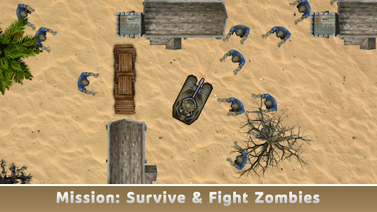 Zombies vs Tank.Swamp Autofire