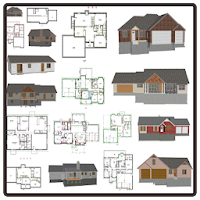 Modern sketch house plans