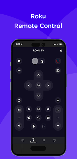 Android application Roku Remote & Screen Mirror screenshort