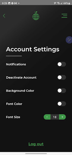 Android application EVO Translator screenshort