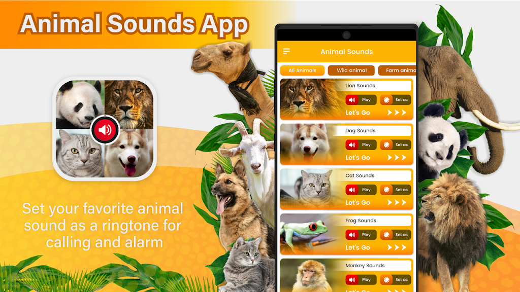 Animal Sounds Animal Ringtones MOD APK 01
