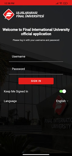 Android application Final Mobile screenshort
