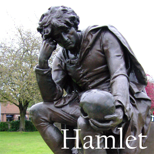 Hamlet by William Shakespeare logo