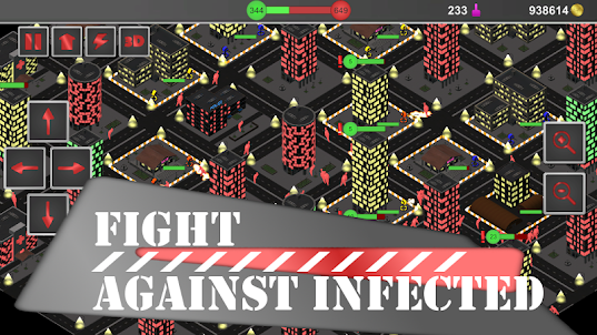 Contagion city: strategy game